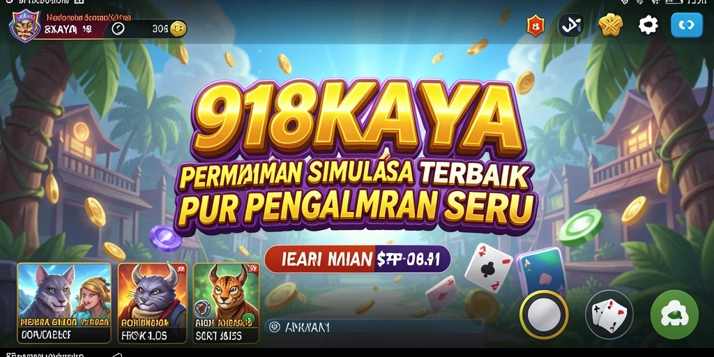 Tampilan gameplay 918KAYA yang interaktif dan seru.