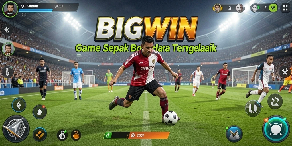 Gameplay menarik BIGWIN yang menghadirkan aksi sepak bola seru.