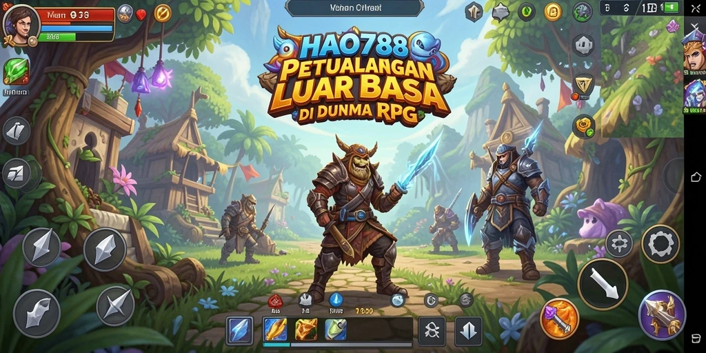 Tangkapan layar HAO788 menampilkan karakter dalam aksi RPG yang menarik.