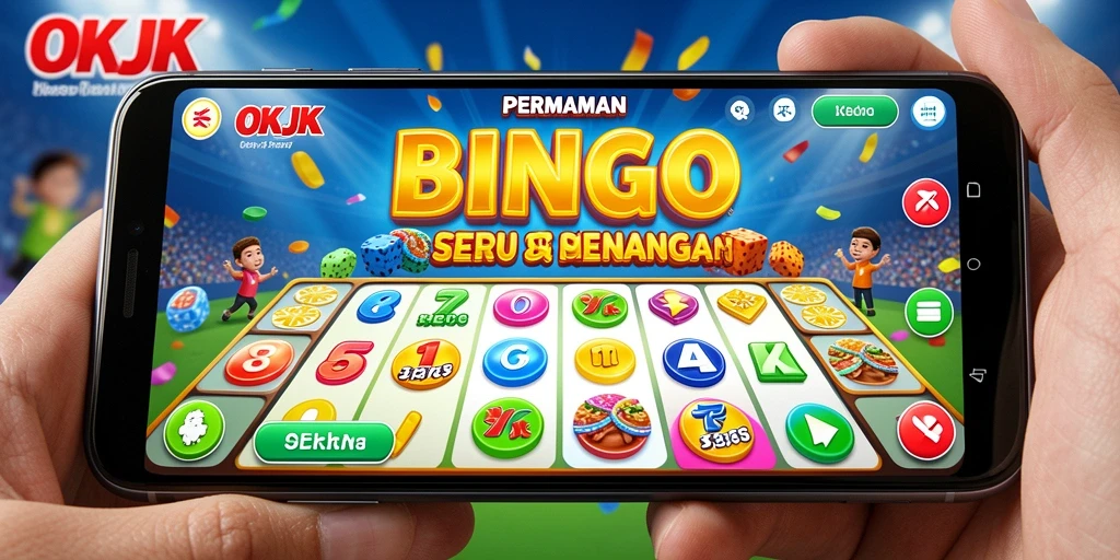 Screenshot gameplay seru OKJK menunjukkan aksi Bingo yang mendebarkan.