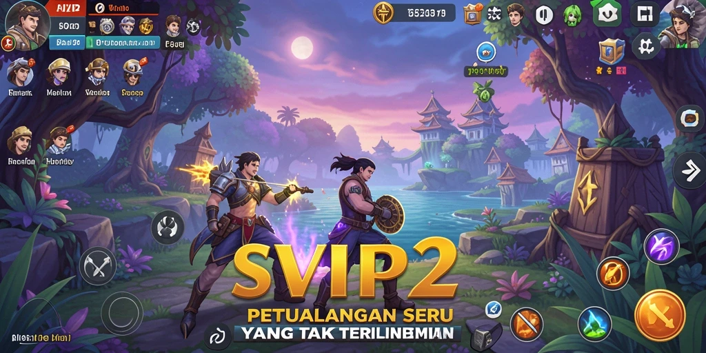 Tampilan gameplay SVIP2 yang penuh aksi dan petualangan.