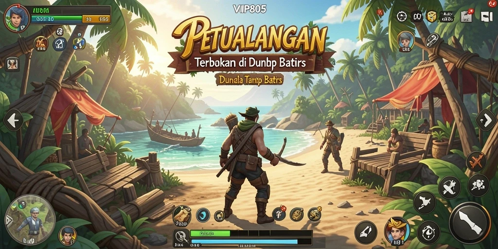 Screenshot menunjukkan aksi seru dalam dunia Open World yang luas.